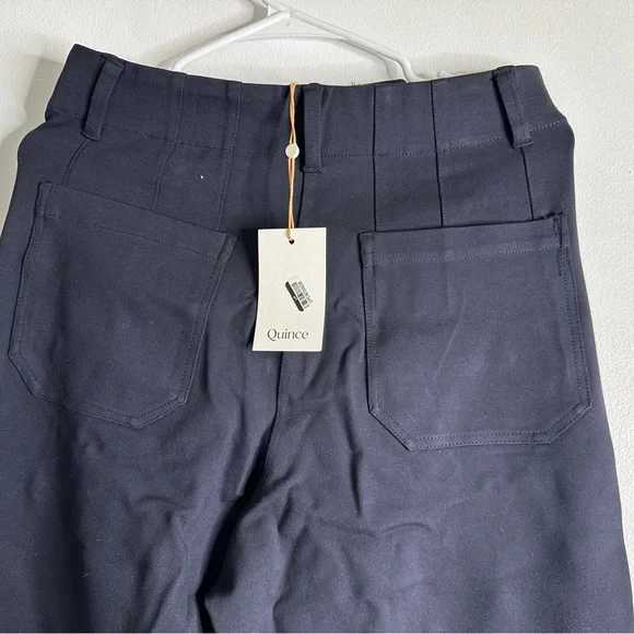 Quince Blue Straight Leg Pants - Picture 7 of 8